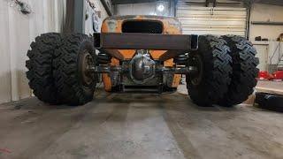 Epic Rat Rod Customization: Unique Rear Differential Gear Change and Custom Mods!