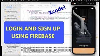 login and sign up users via firebase for iOS swift