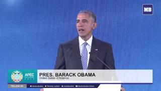 US President Obama's speech at the APEC CEO Summit 2015