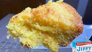 How To Make The Most Moist & Sweet Cornbread Using Jiffy Mix | Recipe