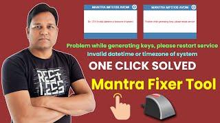 [SOLVED] Mantra MFS100 installation | Invalid date or timezone of system Mantra AVDM | ️ 9015367522
