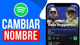 Cómo CAMBIAR NOMBRE de USUARIO en Spotify (Guia Rapida)