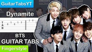 BTS - Dynamite Guitar Tutorial [TABS] (Fingerstyle)