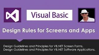 VB Design Rules and Principles for Screens and Apps