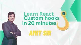 Learn React Custom hook in 20 minutes | Brain Mentors Pvt. Ltd.