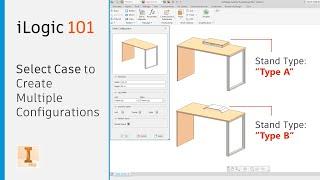 Autodesk Inventor | iLogic Basic | "Select Case" to create Multiple Configurations