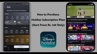 How to Purchase HotStar Subscription Plan (Start From Rs. 149 Only)