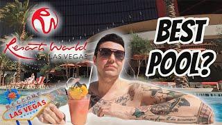 Resorts World Las Vegas Pool Tour 2024 | Is this the BEST Pool on the Strip?