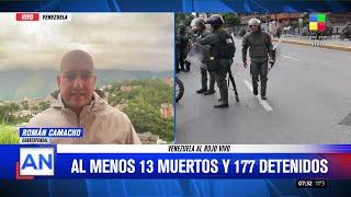 Al menos 13 muertos y 177 detenidos en las protestas contra el fraude en Venezuela