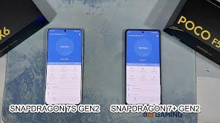 HyperOS Antutu Benchmark Snapdragon 7s Gen 2 vs Snapdragon 7+ Gen 2 [POCO X6 vs POCO F5]