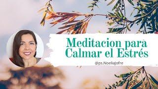 Meditación guiada para calmar el ESTRÉS en 7 minutos - Ps.NoeliaJofre