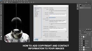 How to add copyright information and keywords to images in Photoshop