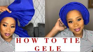 How to tie gele | Tie your own Gele with Pleats tutorial ||Garbie'Signature