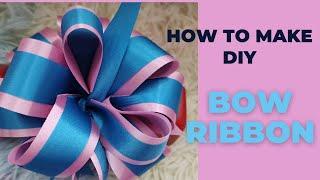 How to make Double Bow Ribbon in simpliest way️