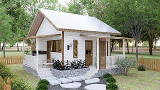 16ft x 20ft ( 5x6 m ) Amazing!! Small House ! Simple & Charm !!