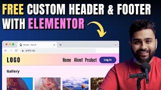 Create FREE Header & Footer with Elementor (2024)