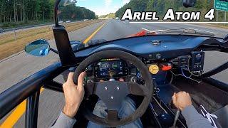 Driving The Ariel Atom 4 - Turbo Death Machine Unleashed (POV Binaural Audio)