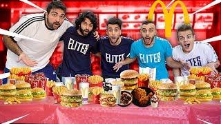  ORDINO TUTTO il MENU del MCDONALD'S con gli ELITES!