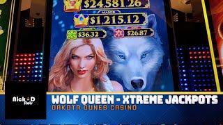 Xtreme Jackpots - Wolf Queen Slot Gameplay - Dakota Dunes Casino #xtreme #jackpots #wolfqueen #slot