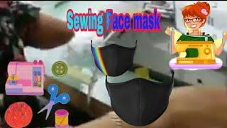 sewing Face mask with ties