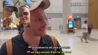 Kerem Bürsin was interviewed upon arrival from Bodrum. New interview with subtitles️