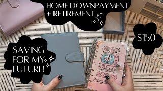 CASH STUFFING FOR MY FUTURE | Saving Money Towards My Roth IRA and Home Downpayment