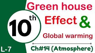 Green house effect | Global warming | ch#14 | 10th class chemistry
