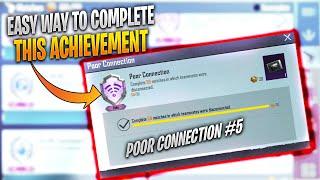 Poor Connection Achievement | New Hide Achievement in Pubg Mobile / BGMI #5