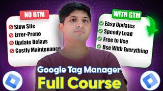 Google Tag Manager Complete Course in Hindi | Setup Page View, Click, Scroll, and Video Tags in GTM