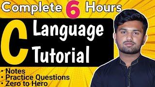 C Language Tutorial for Beginners (with Notes & Practice Questions)