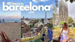 48 hours in BARCELONA, SPAIN  Sagrada Familia, Parc Güell, & swimming in the Mediterranean