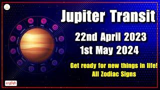 Jupiter Transit in Aries 22 April 2023|Effect on All Rashi|Vedic Astrologyfor all ascendants English