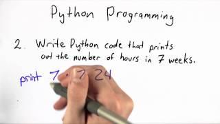 Python Programming 1 Solution - Intro to Computer Science