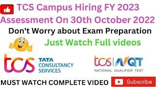 TCS NQT 30TH OCT BIG UPDATE FOR 2023 BATCH | HOW TO CLEARED TCS NQT EXAM | MUST WATCH COMPLETE VIDEO