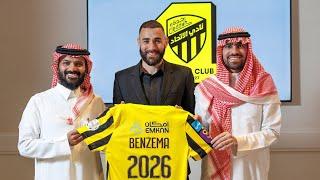 Saudi Arabia's Al-Ittihad Club unveil their new signing Karim Benzema