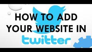 How to Add Website URL in Twitter Account | Link Your Website with Twitter Step by Step Guidance