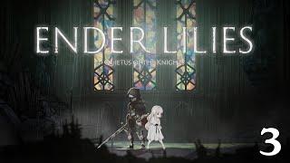 Ender Lilies: Quietus of the Knights - 4K 100% Walkthrough: Part 3 - Cliffside Hamlet