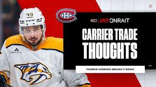 How do you view the Canadiens trade for Alexandre Carrier? | Jay On SC