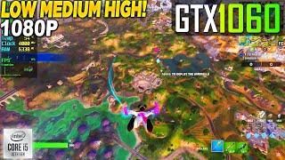 Fortnite Chapter 5 Season 2 GTX 1060 - 1080p Low, Medium, High,