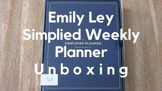 Emily Ley Simplified Weekly Planner UnBoxing + Review