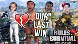 My Last Rules of Survival Win With Noah