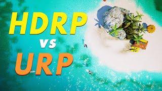 Teaser - HDRP vs URP in Unity - Different Lighting Workflow Explained