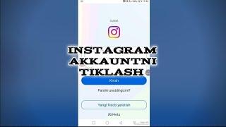 Instagram akkauntni tiklash//2025// New