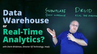 Data Warehouse vs Real Time Analytics