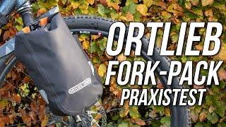 Ortlieb Fork-Pack Test: endlich Ordnung an der Fahrradgabel // Bikepacking Gabeltasche, Cargo Cage