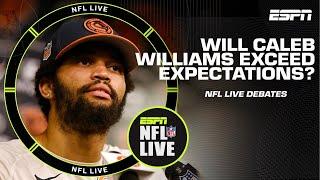 Realistic expectations for Caleb Williams’ first season with the Bears | NFL Live