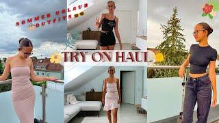 TRY ON HAUL SOMMER OUTFITS VORBEREITUNGEN für URLAUB  MILEYS WELT