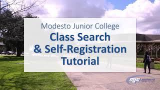 MJC Class Search & Self-Registration Tutorial