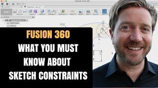 Fusion 360 Constraints - Sketch Constraints Are The Key To Better Models!