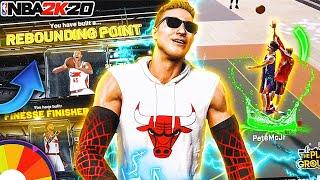 WHEEL OF RAREST BUILDS IN NBA 2K20 PART 3!! THIS BUILD CAN LITERALLY DO EVERYTHING AT THE PARK…